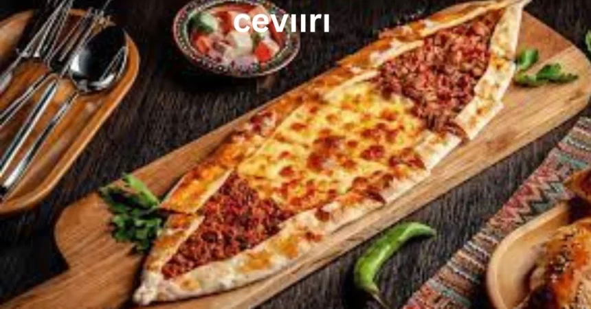 a pizza on a wooden board